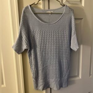 Baby Blue Lace Style Top